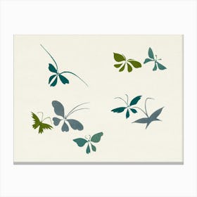 Abstract Butterfly, Cho Senshu 1 Canvas Print