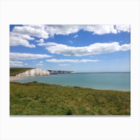 The Seven Sisters in south England Canvas Print