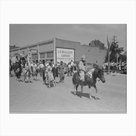 Untitled Photo, Possibly Related To The Fourth Of July Parade At Vale, Oregon By Russell Lee 1 Canvas Print