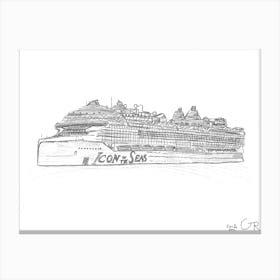 Icon Of The Seas Canvas Print