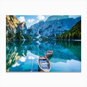 Dolomite Lake Canvas Print