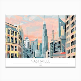 Nashville Skyline Canvas Print