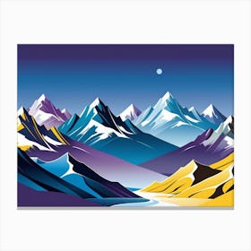 Mountain Landscape 6 Canvas Print