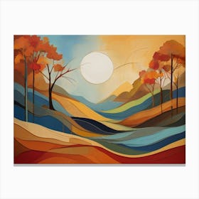 Autumn Landscape 13 Canvas Print