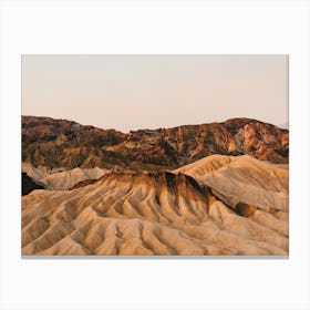 Death Valley Mountains Canvas Print