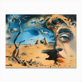 Contemporary Artwork Inspired By Salvador Dali 1 Canvas Print