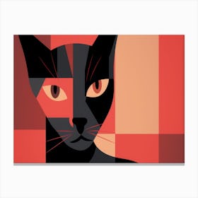 Abstract Cat 9 Canvas Print