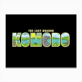 Komodo The Last Dragon Canvas Print