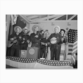 Tulare County, California, Fsa (Farm Security Administration) Farm Workers Camp, Hired Orchestra Which Played Canvas Print