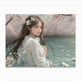 Asian Girl 2 Canvas Print