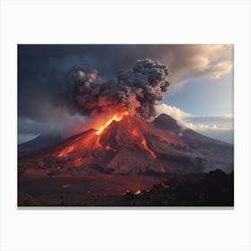 The Eruption Of A Volcano Canvas Print