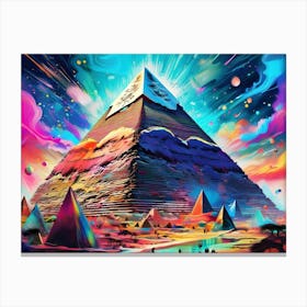 Pyramid Of Giza Canvas Print