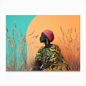 Portrait Of African Woman 2 Canvas Print