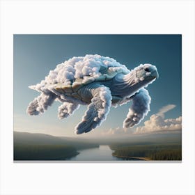 Turtle-Cloud Fantasy Canvas Print