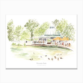 Victoria Park London England Canvas Print
