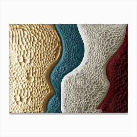 Stunning 3d Designs Featuring Unique Textured Patterns 1 Canvas Print