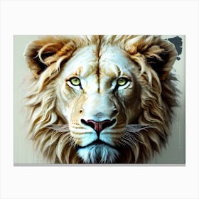 Lion Head 61 Canvas Print