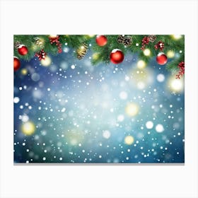 Christmas Background 4 Canvas Print