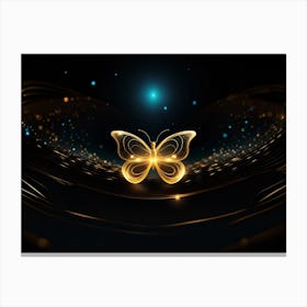 Golden Butterfly 28 Canvas Print