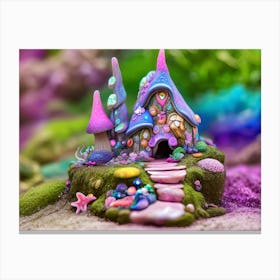 Mermaid House Canvas Print