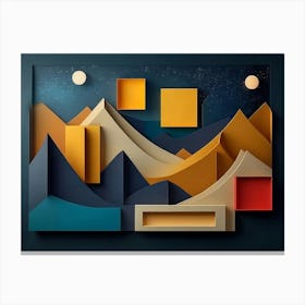 3d Modern 1 Canvas Print