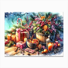 Christmas Gifts Canvas Print