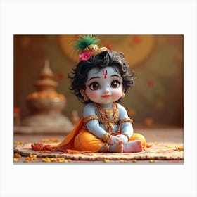 Krishna 1 Canvas Print