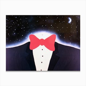 A Night Out With The Stars Tux And Bowtie Canvas Print
