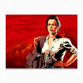 Red Dead Redemption 3 1 Canvas Print