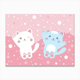 Cute Kittens 2 Canvas Print