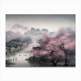 Chinese Landscape Painting 16 Canvas Print