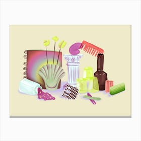Aesthetic Objects Canvas Print