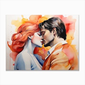 This Perfect Kiss Canvas Print