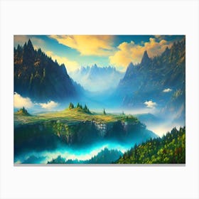 Landscape Painting 42 Canvas Print