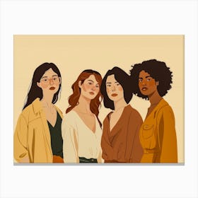 Four Women Canvas Print