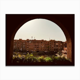 Arched Window Canvas Print