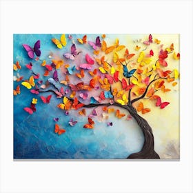 Butterfly Tree 19 Canvas Print