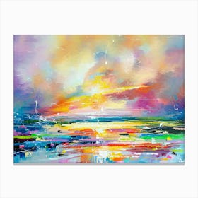 Sea Sunset Canvas Print