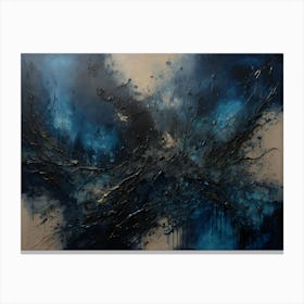 Abstract Painting 100 Canvas Print