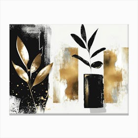 Gold Leaf 26 Canvas Print