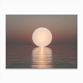 Sunset - Sunset Stock Videos & Royalty-Free Footage Canvas Print