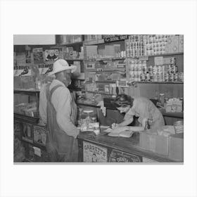 Untitled Photo, Possibly Related To Country Store, Wagoner County, Oklahoma By Russell Lee Canvas Print