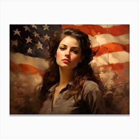 American Girl Canvas Print