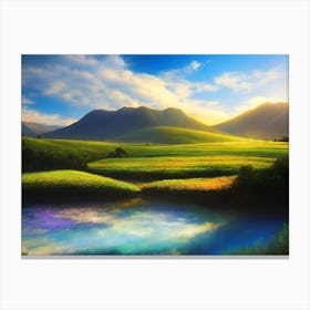 Landscape Painting 13 Canvas Print
