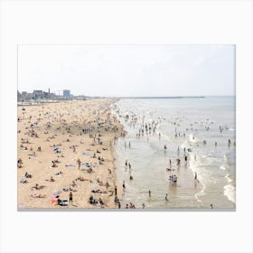 Beach Life at Scheveningen Canvas Print