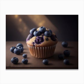 Blueberry Muffin Canvas Print