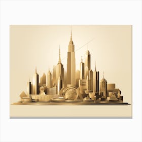 New York City Skyline Canvas Print