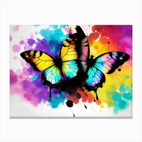 Colorful Butterflies 158 Canvas Print