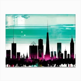 City Skyline 26 Canvas Print