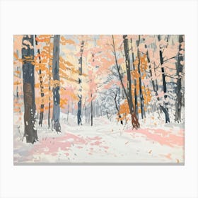 Winter In The Woods 1 Canvas Print